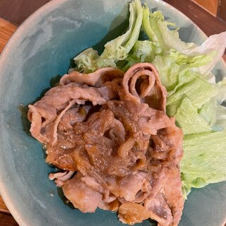 豚肉の生姜焼き